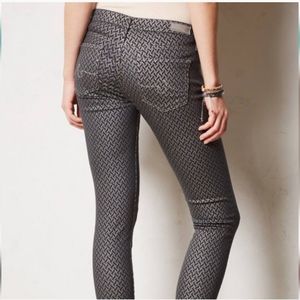 AG Adriano Goldschmeid Gunmetal Absolute Legging Skinny Jean 28